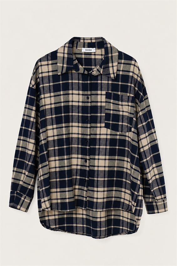 CAMICIA OVER CON TASCA