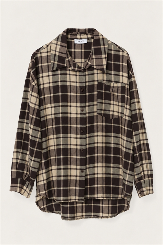CAMICIA OVER CON TASCA