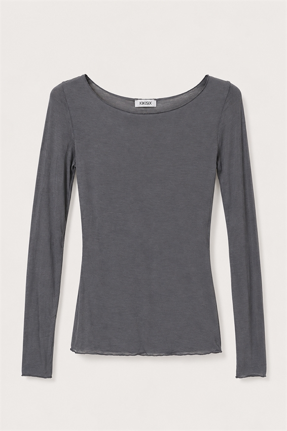 MAGLIA SCOLLO BARCA MISTO CASHMERE