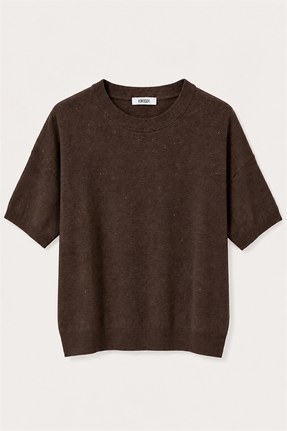 MAGLIA MEZZA MANICA MICRO PAILLETTES