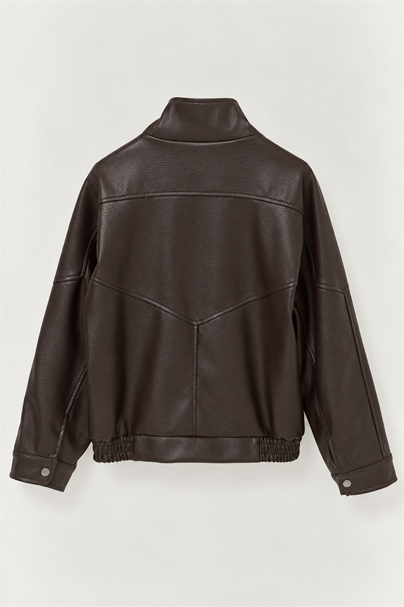 BOMBER ECOPELLE COLLO IMBUTO