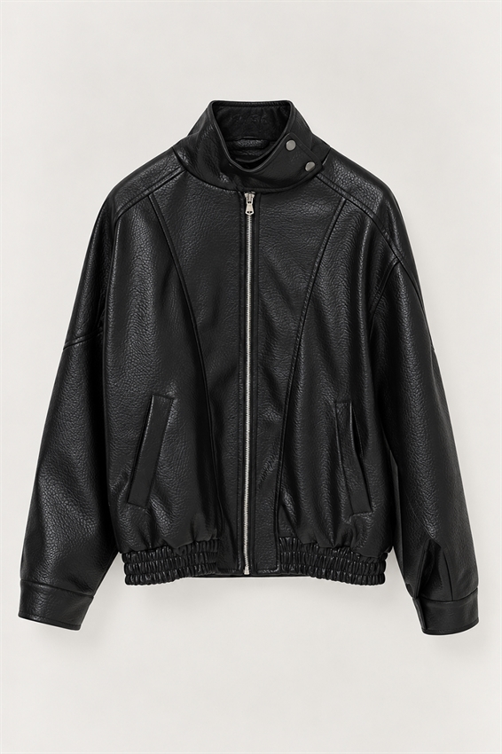 BOMBER ECOPELLE COLLO IMBUTO