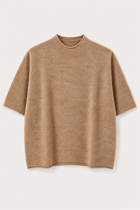 MAGLIA MEZZA MANICA MISTO CASHMERE