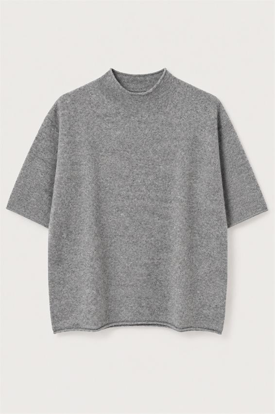 MAGLIA MEZZA MANICA MISTO CASHMERE