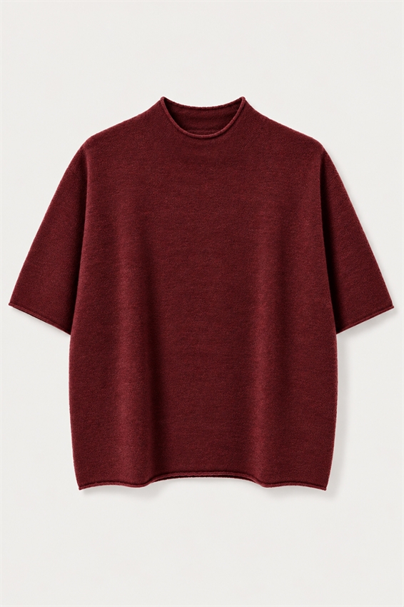 MAGLIA MEZZA MANICA MISTO CASHMERE