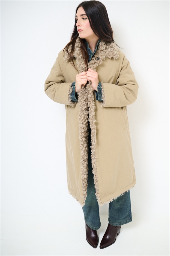 ECO PELLICCIA MONGOLIA REVERSIBILE