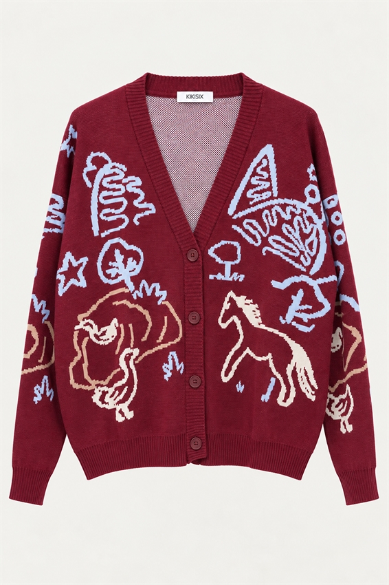 CARDIGAN SCOLLO V VISCOSA