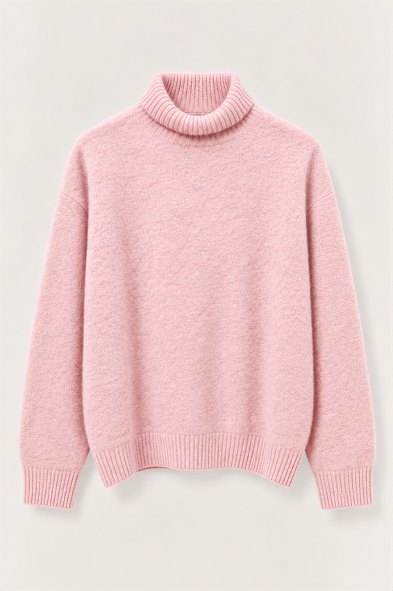 MAGLIA OVER COLLO ALTRO MISTO CASHMERE