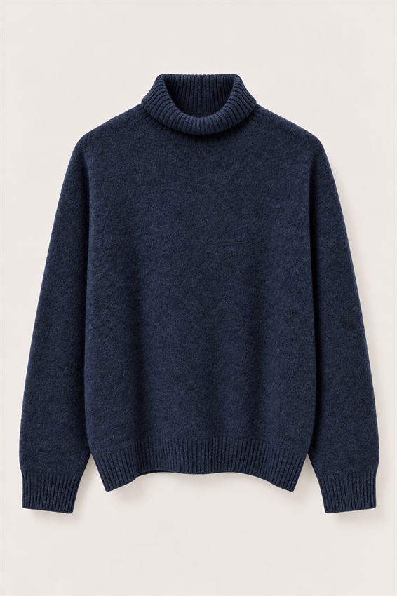 MAGLIA OVER COLLO ALTRO MISTO CASHMERE
