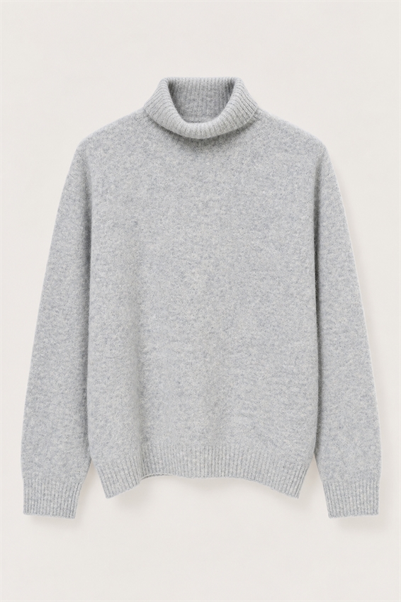MAGLIA OVER COLLO ALTRO MISTO CASHMERE