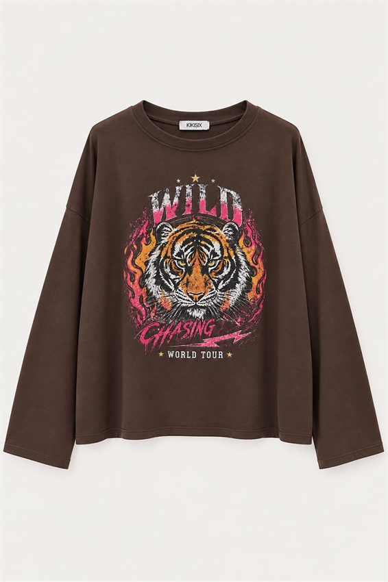 T-SHIRT MANICA A CAMPANA WILD