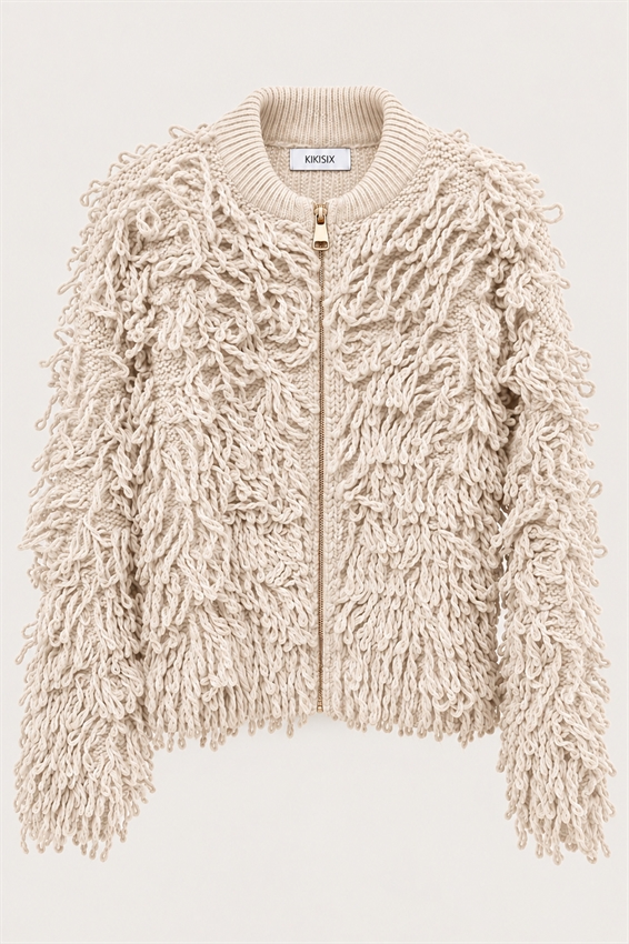 BOMBER COLLO COSTINA PUNTO PELLICCIA