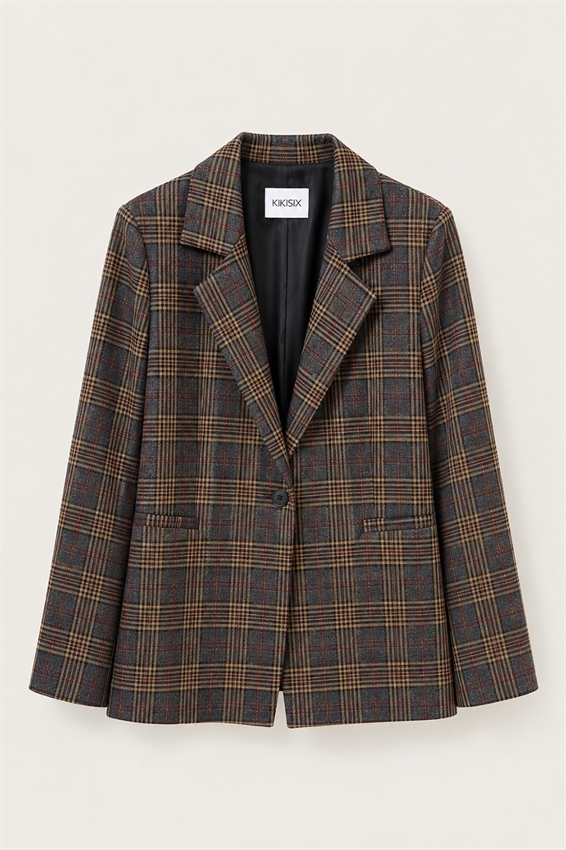 GIACCA BASIC CHECK FILETTO