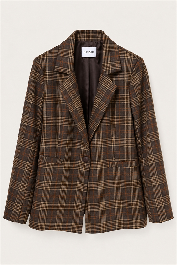 GIACCA BASIC CHECK FILETTO