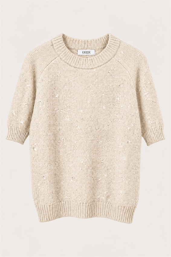MAGLIA PARICOLLO PAILLETTES