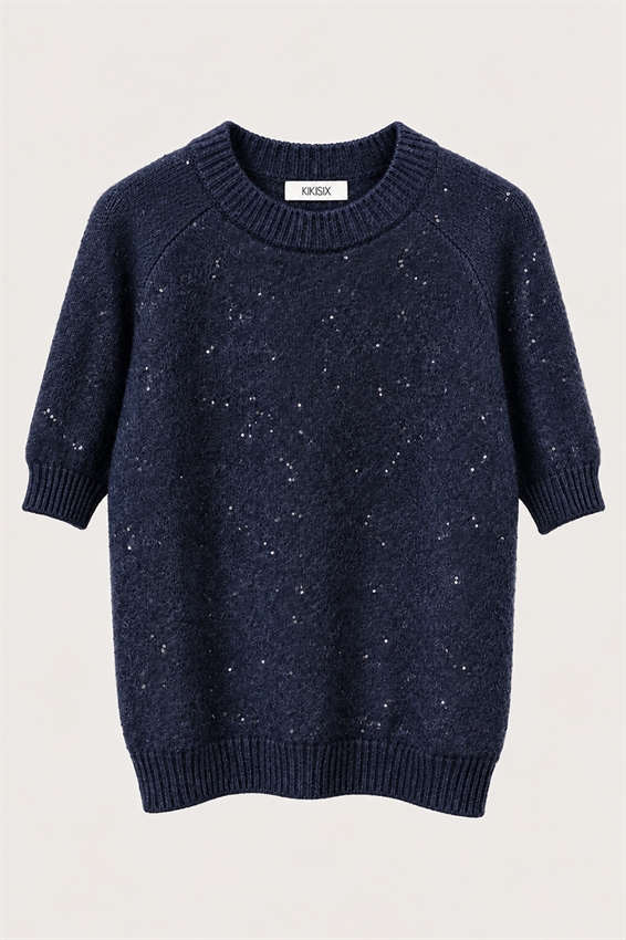MAGLIA PARICOLLO PAILLETTES
