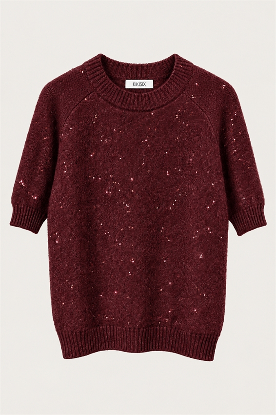 MAGLIA PARICOLLO PAILLETTES