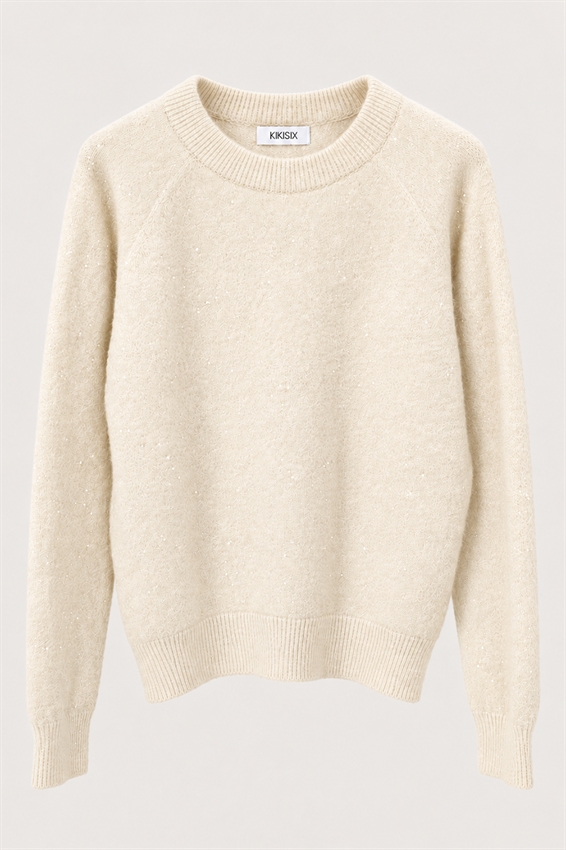 MAGLIA PARICOLLO RAGLAN PAILLETTES