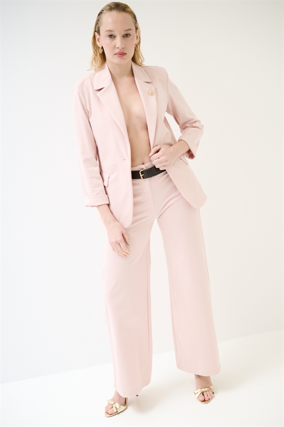 GIACCA BASIC PUNTO MILANO CON PATTINE E SPILLE CIPRIA