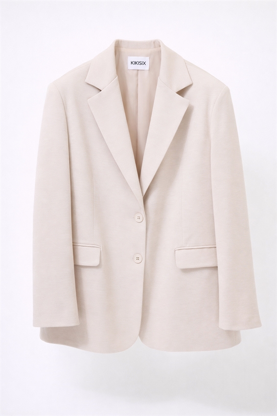 GIACCA OVER A 2 BOTT. IN MODAL BURRO