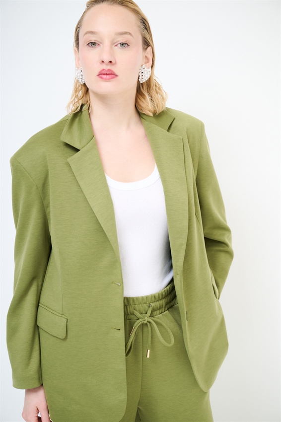 GIACCA OVER A 2 BOTT. IN MODAL OLIO