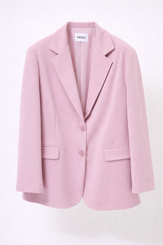 GIACCA OVER A 2 BOTT. IN MODAL ROSA