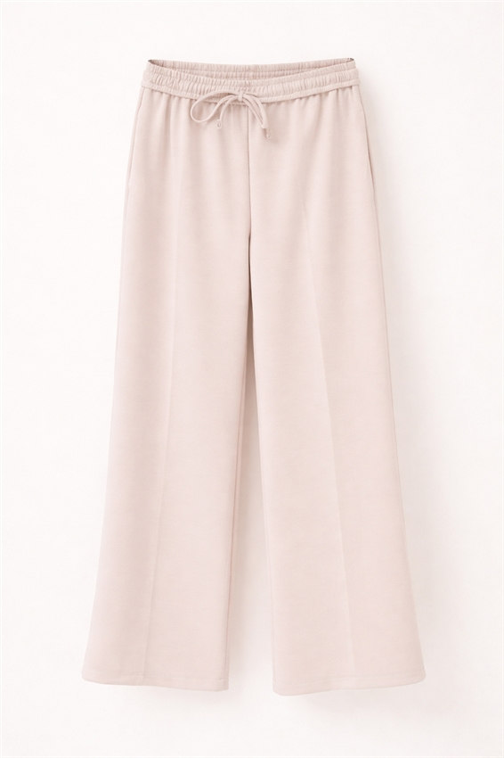 PANTALONE AMPIO IN MODAL CON ELASTICO BURRO